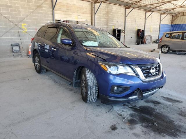 5N1DR2MN3HC620453 - 2017 NISSAN PATHFINDER S BLUE photo 1