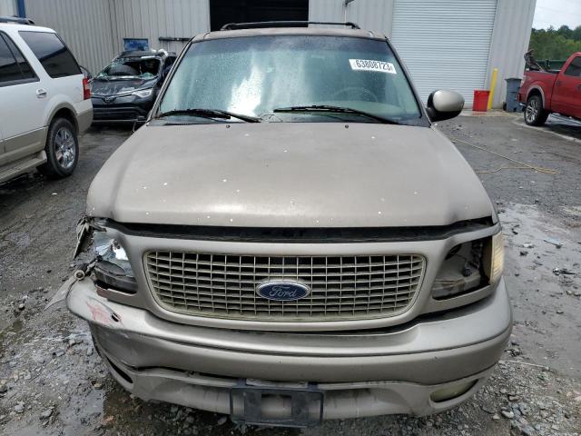 1FMRU17L61LB57027 - 2001 FORD EXPEDITION EDDIE BAUER TAN photo 5