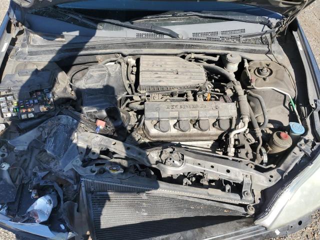 2HGES16365H582651 - 2005 HONDA CIVIC DX VP GRAY photo 11