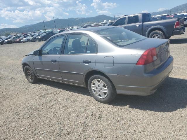2HGES16365H582651 - 2005 HONDA CIVIC DX VP GRAY photo 2