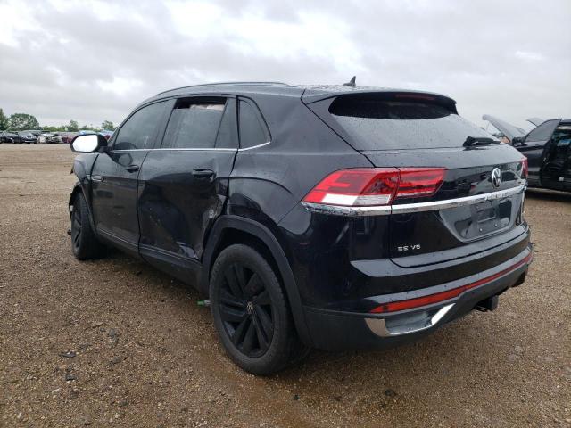 1V2KE2CA8NC210103 - 2022 VOLKSWAGEN ATLAS CROS SE BLACK photo 2