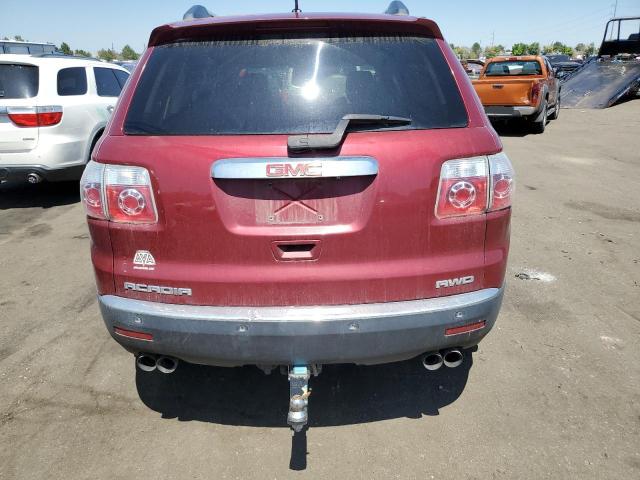 1GKLVNED5AJ159782 - 2010 GMC ACADIA SLT-2 MAROON photo 6