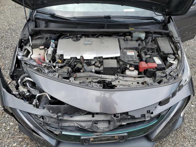 JTDKARFP8H3003799 - 2017 TOYOTA PRIUS PRIM ნაცრისფერი ფოტო 11