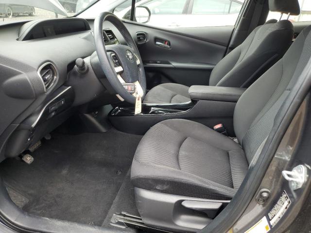 JTDKARFP8H3003799 - 2017 TOYOTA PRIUS PRIM ნაცრისფერი ფოტო 7