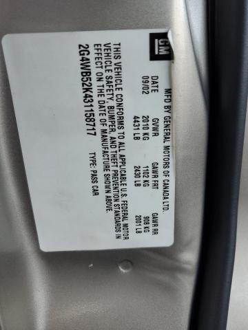 2G4WB52K431158717 - 2003 BUICK REGAL LS 米色 照片 12