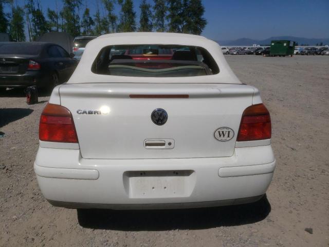 3VWDC21V62M801821 - 2002 VOLKSWAGEN CABRIO GLX 白色 照片 6