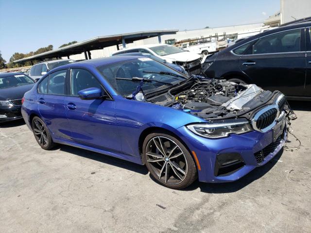 WBA5R7C50KAJ87097 - 2019 BMW 330XI BLUE photo 4