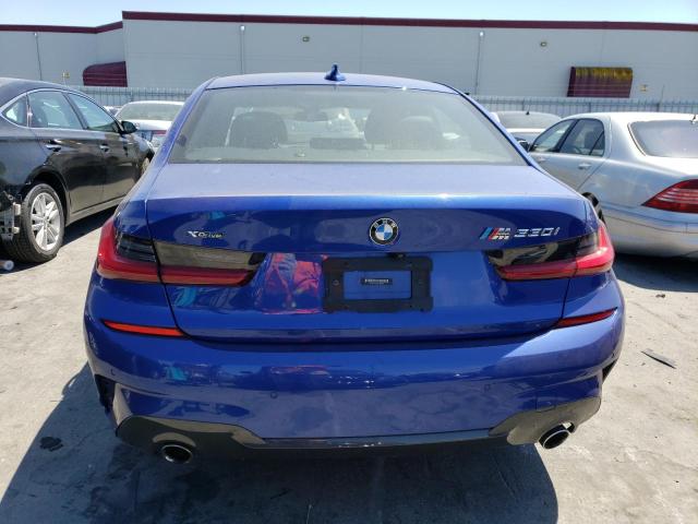 WBA5R7C50KAJ87097 - 2019 BMW 330XI BLUE photo 6