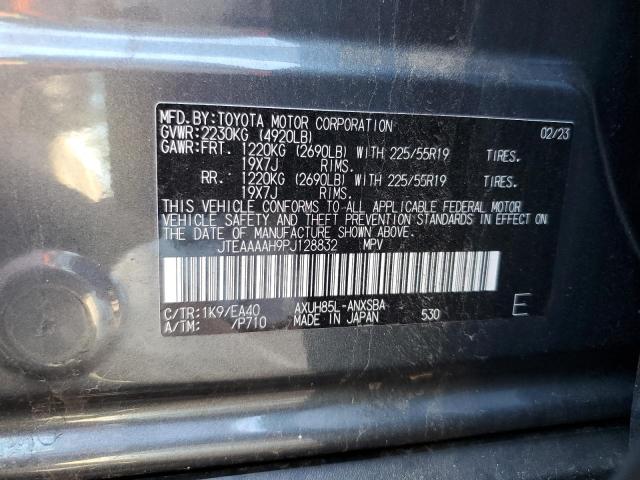 JTEAAAAH9PJ128832 - 2023 TOYOTA VENZA LE Gris photo 13