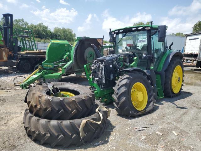 1L06155RLNR144832 - 2022 JOHN DEERE 6145R GREEN photo 2