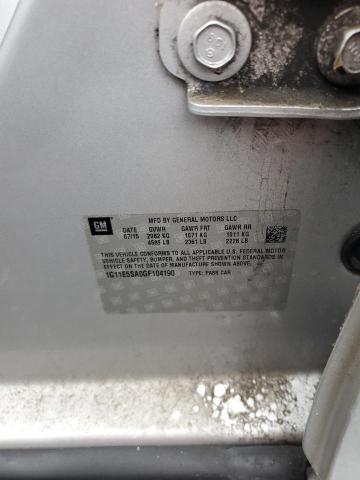 1G11E5SA0GF104190 - 2016 CHEVROLET MALIBU LIM LTZ SILVER photo 12