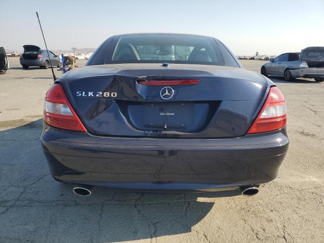 WDBWK54F58F172550 - 2008 MERCEDES-BENZ SLK 280 BLUE photo 6