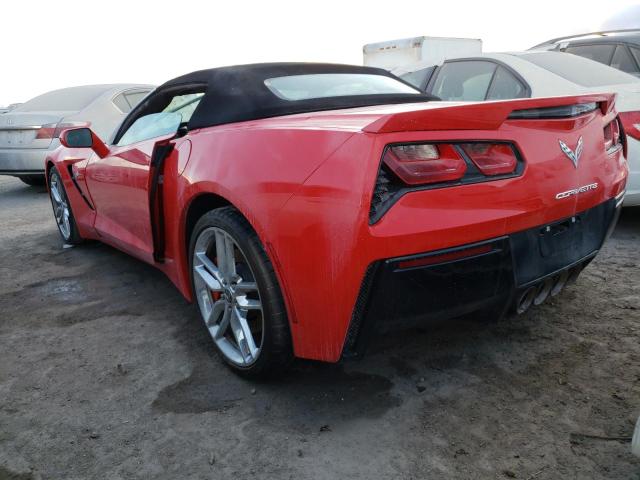 1G1YM3D75F5102611 - 2015 CHEVROLET CORVETTE STINGRAY Z51 3LT RED photo 3