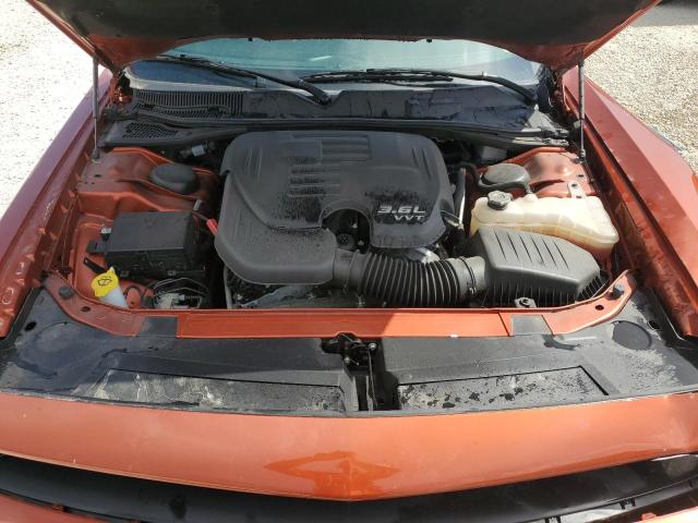 2C3CDZJG8MH664862 - 2021 DODGE CHALLENGER GT ORANGE photo 11