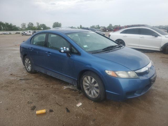 19XFA1F99AE006021 - 2010 HONDA CIVIC EXL BLUE photo 4
