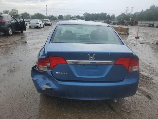 19XFA1F99AE006021 - 2010 HONDA CIVIC EXL BLUE photo 6