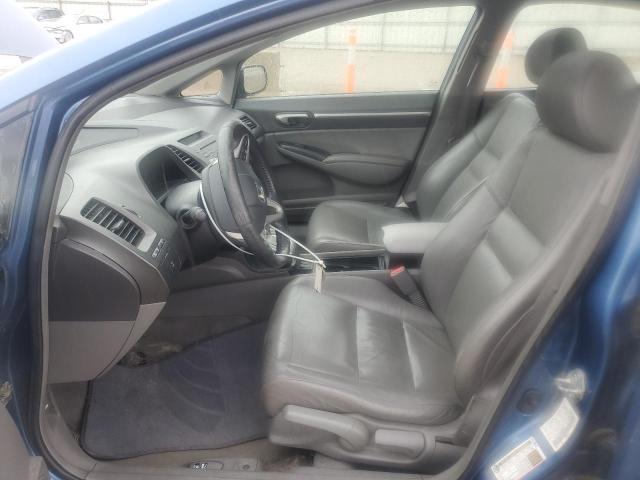 19XFA1F99AE006021 - 2010 HONDA CIVIC EXL BLUE photo 7