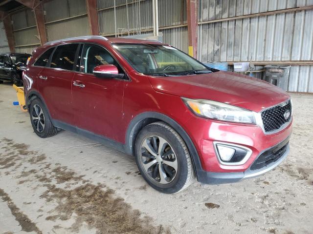 5XYPH4A50GG153460 - 2016 KIA SORENTO EX RED photo 4