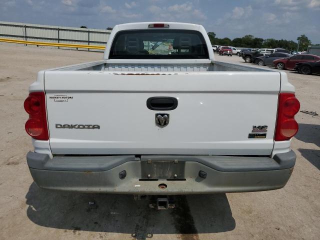 1D7HW22P97S166643 - 2007 DODGE DAKOTA ST WHITE photo 6