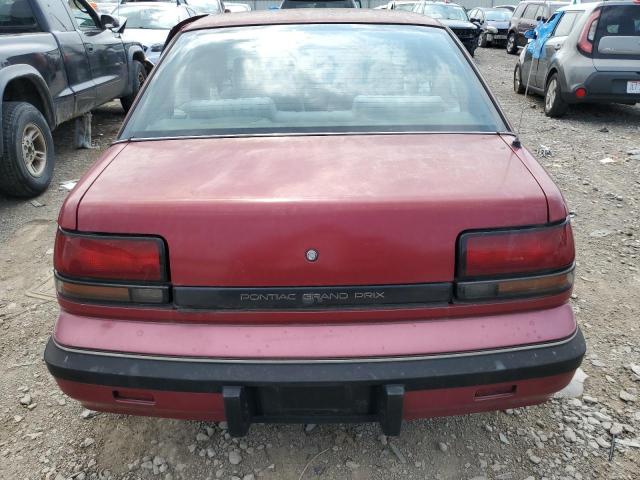 1G2WH54T5MF265279 - 1991 PONTIAC GRAND PRIX LE BURGUNDY photo 6