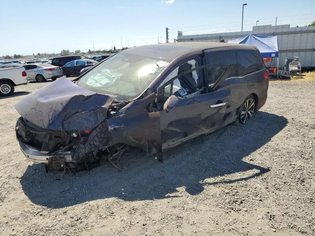 5FNRL6H94KB043359 - 2019 HONDA ODYSSEY ELITE Bleu photo 1