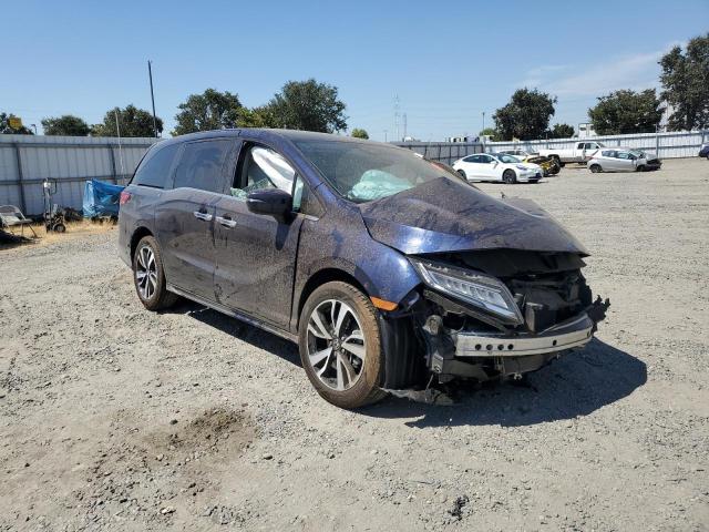 5FNRL6H94KB043359 - 2019 HONDA ODYSSEY ELITE Bleu photo 4