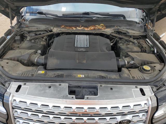 SALGV2EF7GA300589 - 2016 LAND ROVER RANGE ROVE AUTOBIOGRAPHY BLACK photo 12