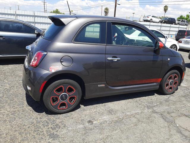 3C3CFFGE0HT579073 - 2017 FIAT 500 ELECTRIC GRAY photo 3