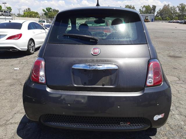 3C3CFFGE0HT579073 - 2017 FIAT 500 ELECTRIC GRAY photo 6