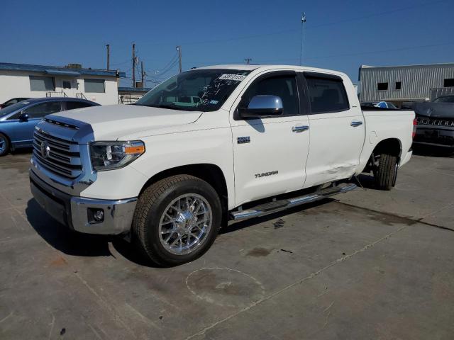 5TFHY5F14KX793273 - 2019 TOYOTA TUNDRA CREWMAX LIMITED WHITE photo 1