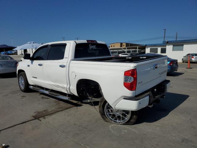 5TFHY5F14KX793273 - 2019 TOYOTA TUNDRA CREWMAX LIMITED WHITE photo 2