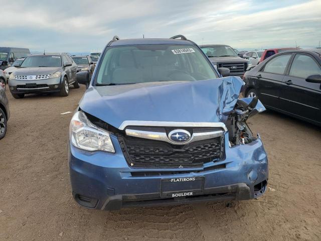 JF2SJABC2FH437920 - 2015 SUBARU FORESTER 2.5I BLUE photo 5