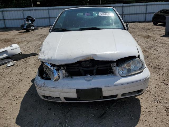 3VWDC21V12M801628 - 2002 VOLKSWAGEN CABRIO GLX თეთრი ფოტო 5