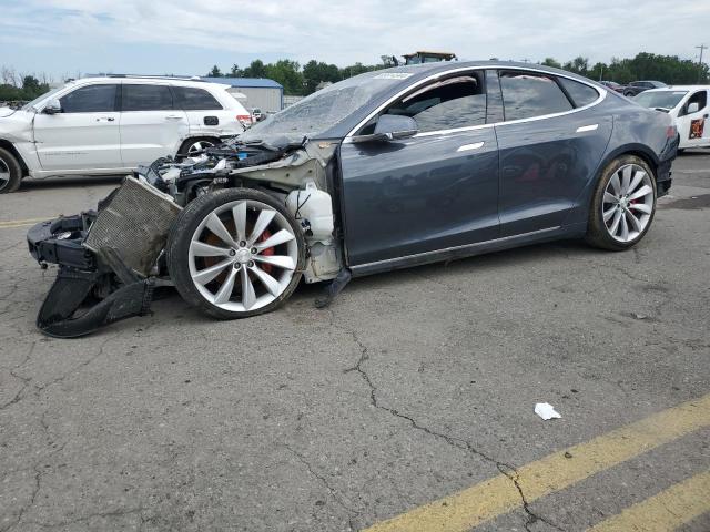 5YJSA1E40GF139743 - 2016 TESLA MODEL S 灰色 照片 1