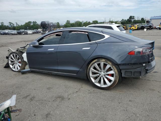 5YJSA1E40GF139743 - 2016 TESLA MODEL S 灰色 照片 2