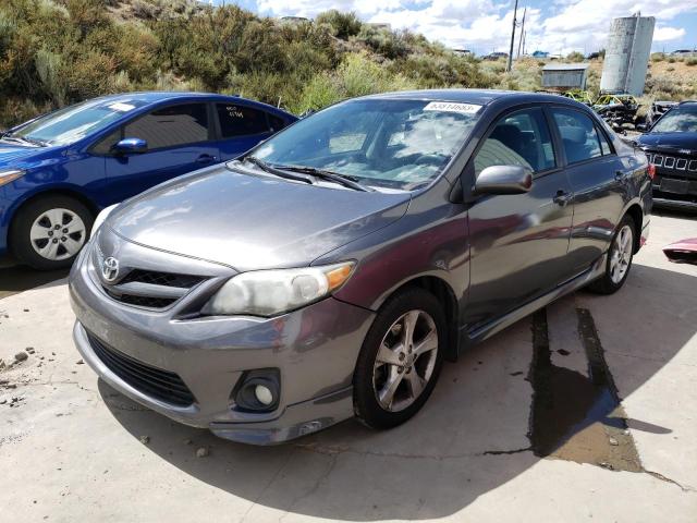 5YFBU4EE8CP031726 - 2012 TOYOTA COROLLA BASE GRAY photo 1