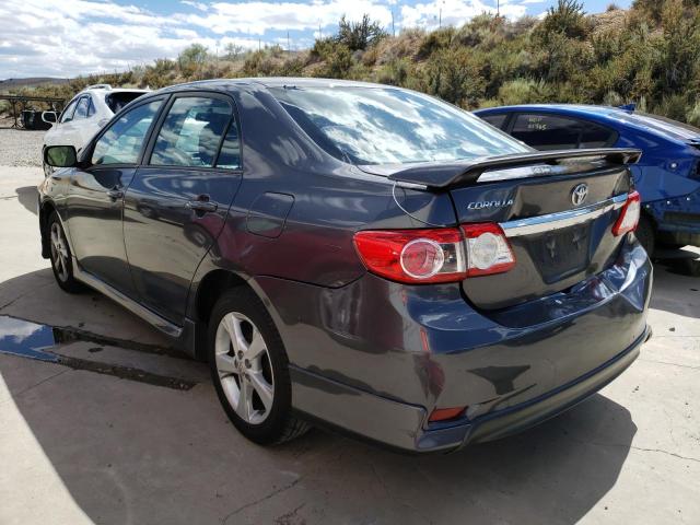 5YFBU4EE8CP031726 - 2012 TOYOTA COROLLA BASE GRAY photo 2