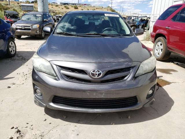 5YFBU4EE8CP031726 - 2012 TOYOTA COROLLA BASE GRAY photo 5