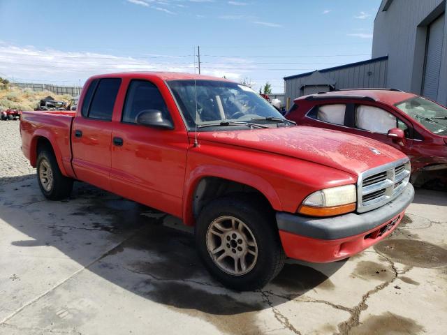 1D7HL38K24S621421 - 2004 DODGE DAKOTA QUAD SPORT RED photo 4