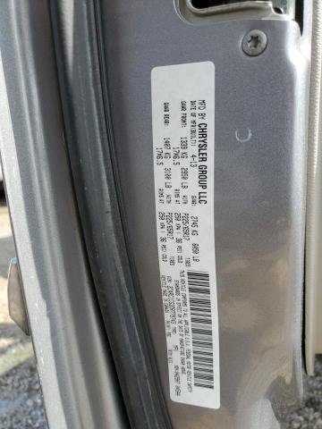 2C4RC1CG3DR779743 - 2013 CHRYSLER TOWN & COU TOURING L SILVER photo 13