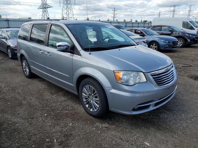 2C4RC1CG3DR779743 - 2013 CHRYSLER TOWN & COU TOURING L SILVER photo 4