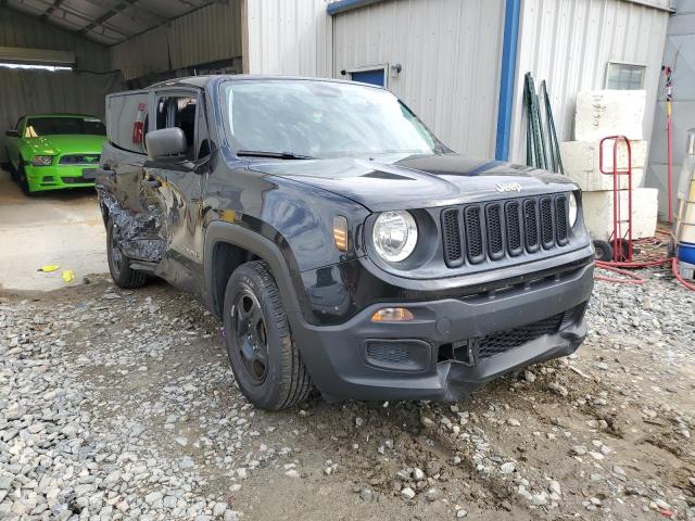 ZACCJAAB7HPG15327 - 2017 JEEP RENEGADE SPORT BLACK photo 1