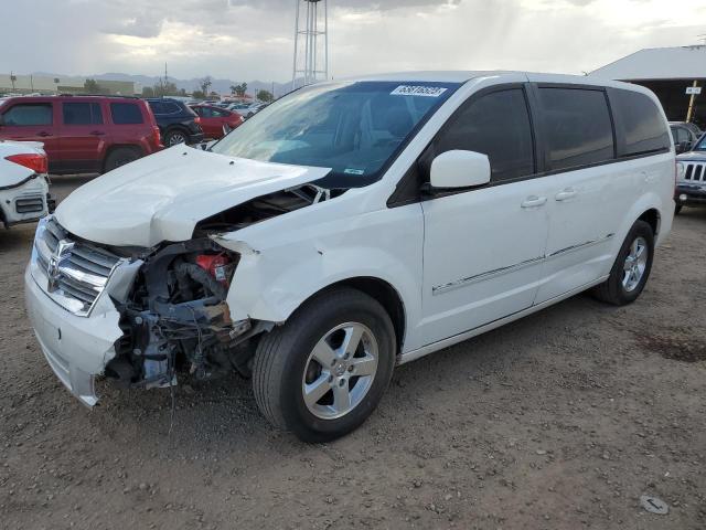 1D8HN54P18B178218 - 2008 DODGE GRAND CARA SXT WHITE photo 1