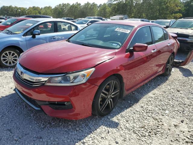 1HGCR2F57GA035903 - 2016 HONDA ACCORD SPORT 勃艮第红 照片 1