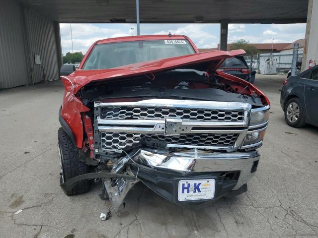 1GCVKREH4EZ250329 - 2014 CHEVROLET SILVERADO K1500 LT RED photo 5