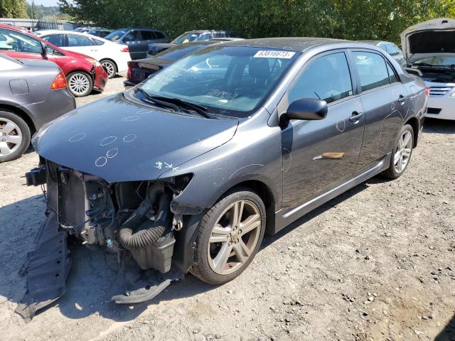 2T1BE4EE3AC038707 - 2010 TOYOTA COROLLA XRS SILVER photo 1