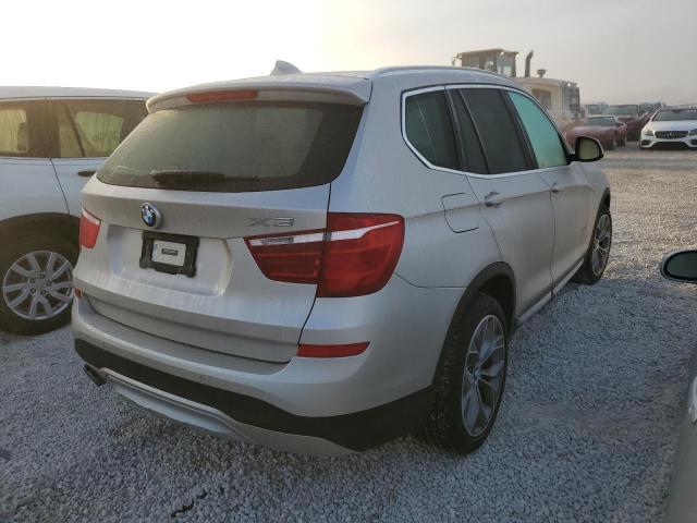 5UXWZ7C33H0V87822 - 2017 BMW X3 SDRIVE28I SILVER photo 4