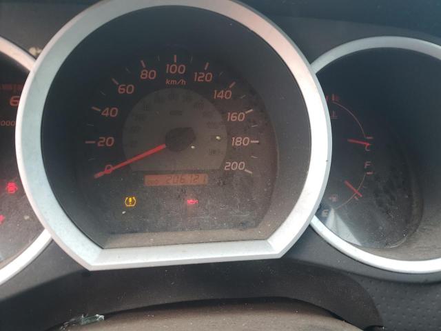 5TEUU42N46Z250467 - 2006 TOYOTA TACOMA ACCESS CAB BLACK photo 9