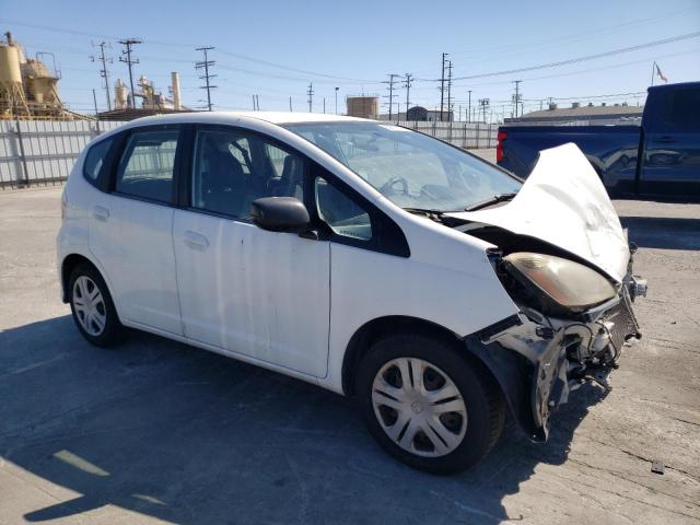 JHMGE8H30BC022822 - 2011 HONDA FIT WHITE photo 4