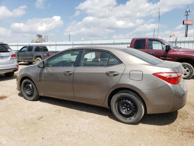 5YFBURHE0JP750300 - 2018 TOYOTA COROLLA L GRAY photo 2